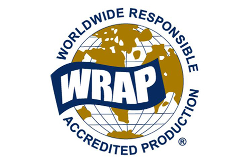 WRAP认证是由四个英文字的缩写结合而来。原文是WORLDWIDE RESPONSIBLE APPAREL PRODUCTION,中文译意是「负责任的全球成衣制造」。WRAP标准是由环球服装生产社会责任组织制定的，目的是改善世界各地服装生产企业的人权状况。